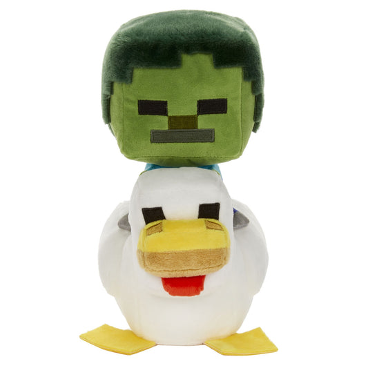 Minecraft 8" Deluxe Plush Chicken Jockey - Image