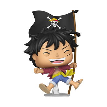 Pop! Vinyl - One Piece - Luffy with Flag, alternate view