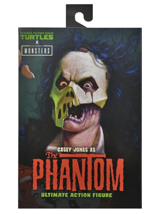 NECA Universal Monsters x Teenage Mutant Ninja Turtles Ultimate Casey Jones as The Phantom 7" Action Figure