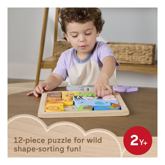 Fisher Price Wooden Animal Puzzle - Image