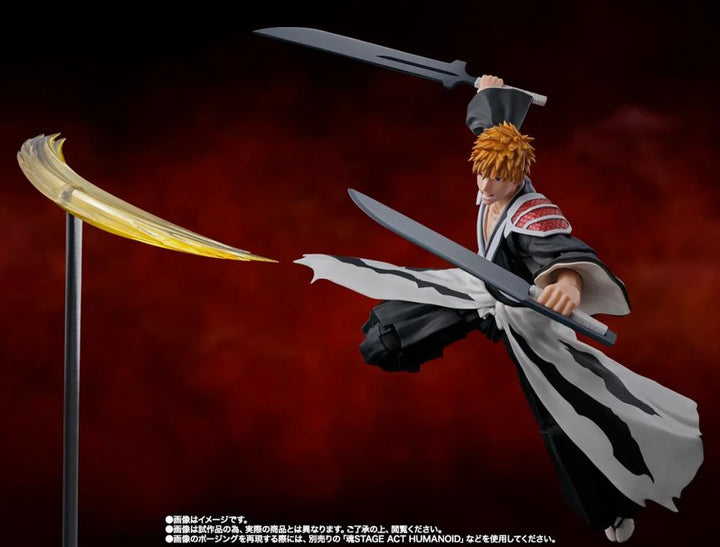 Bleach Thousand-Year Blood War S.H.Figuarts Ichigo Kurosaki (Dual Zangetsu) Action Figure