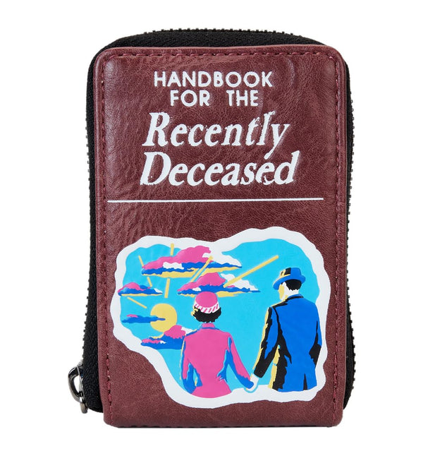 Loungefly Beetlejuice Handbook for the Recently Deceased Accordion Wallet