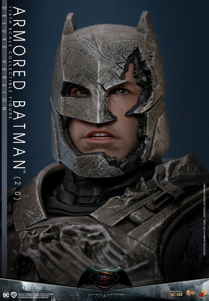 Hot Toys Batman v Superman Dawn of Justice Armored Batman (2.0) 1/6th Scale Deluxe Figure