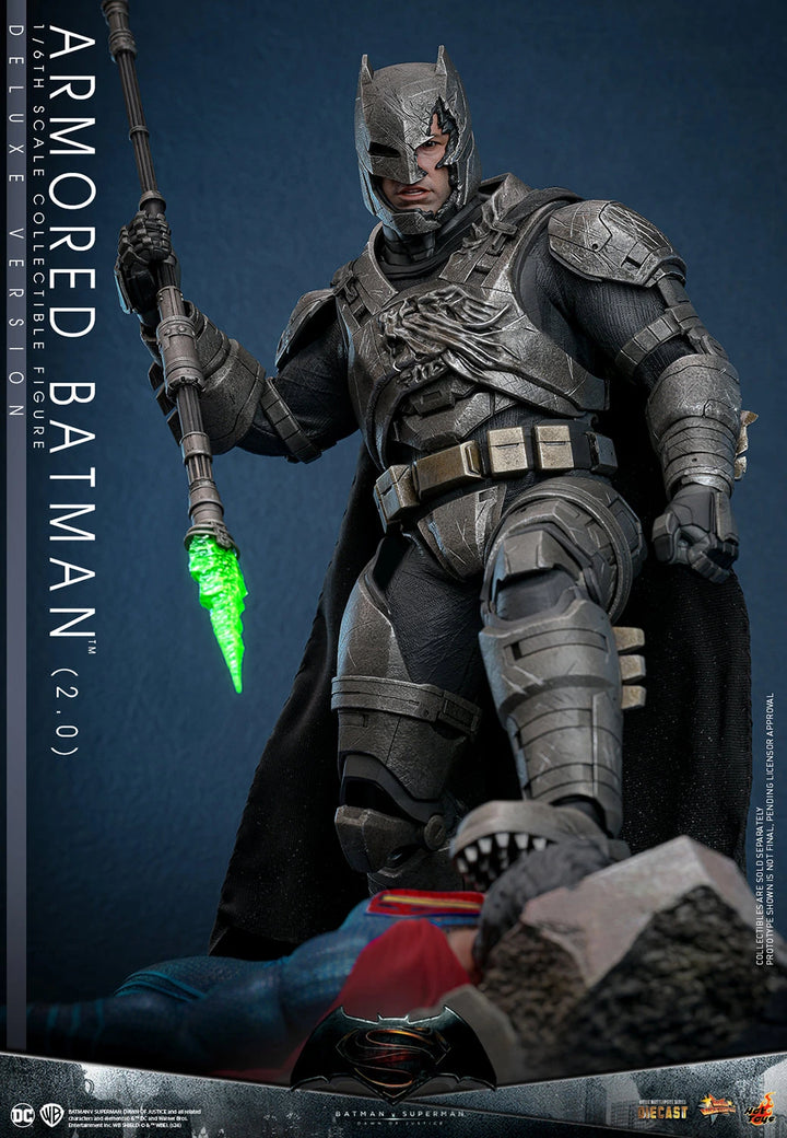 Hot Toys Batman v Superman Dawn of Justice Armored Batman (2.0) 1/6th Scale Deluxe Figure