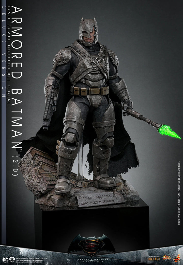 Hot Toys Batman v Superman Dawn of Justice Armored Batman (2.0) 1/6th Scale Deluxe Figure