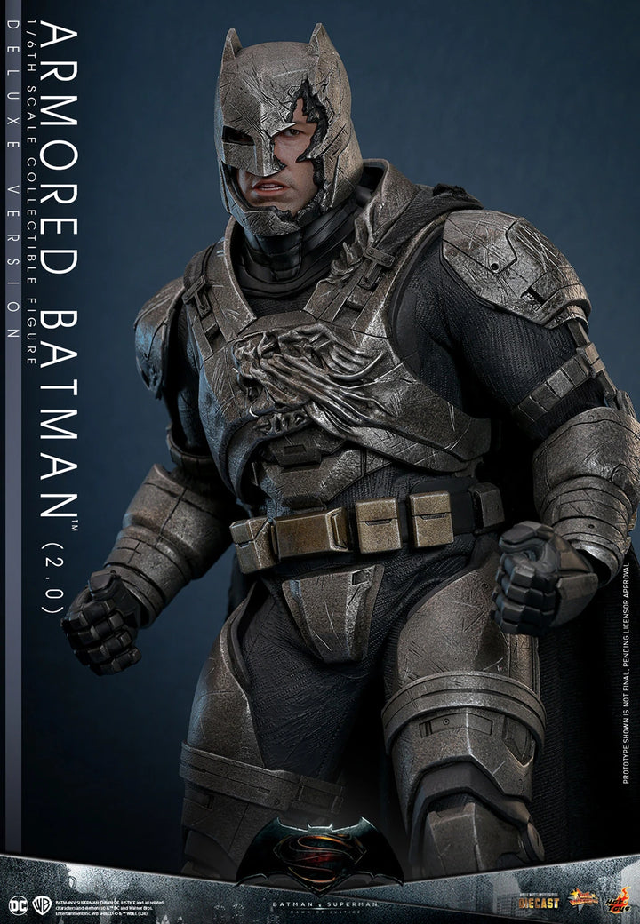 Hot Toys Batman v Superman Dawn of Justice Armored Batman (2.0) 1/6th Scale Deluxe Figure