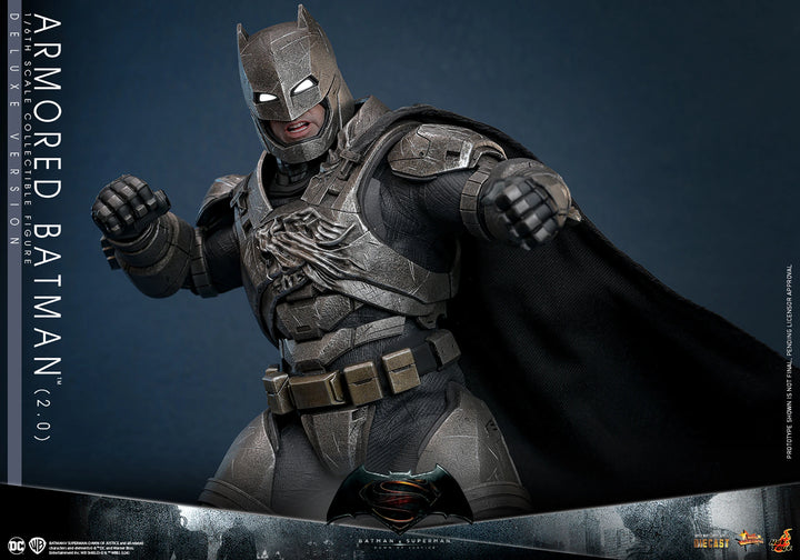 Hot Toys Batman v Superman Dawn of Justice Armored Batman (2.0) 1/6th Scale Deluxe Figure