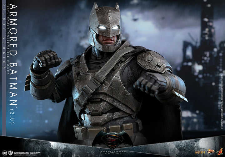 Hot Toys Batman v Superman Dawn of Justice Armored Batman (2.0) 1/6th Scale Deluxe Figure