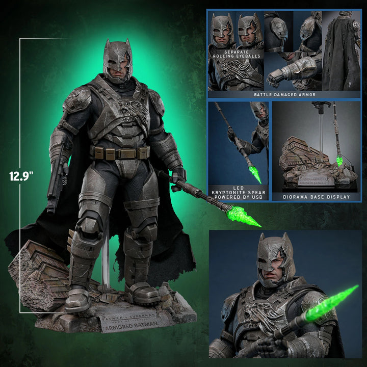 Hot Toys Batman v Superman Dawn of Justice Armored Batman (2.0) 1/6th Scale Deluxe Figure