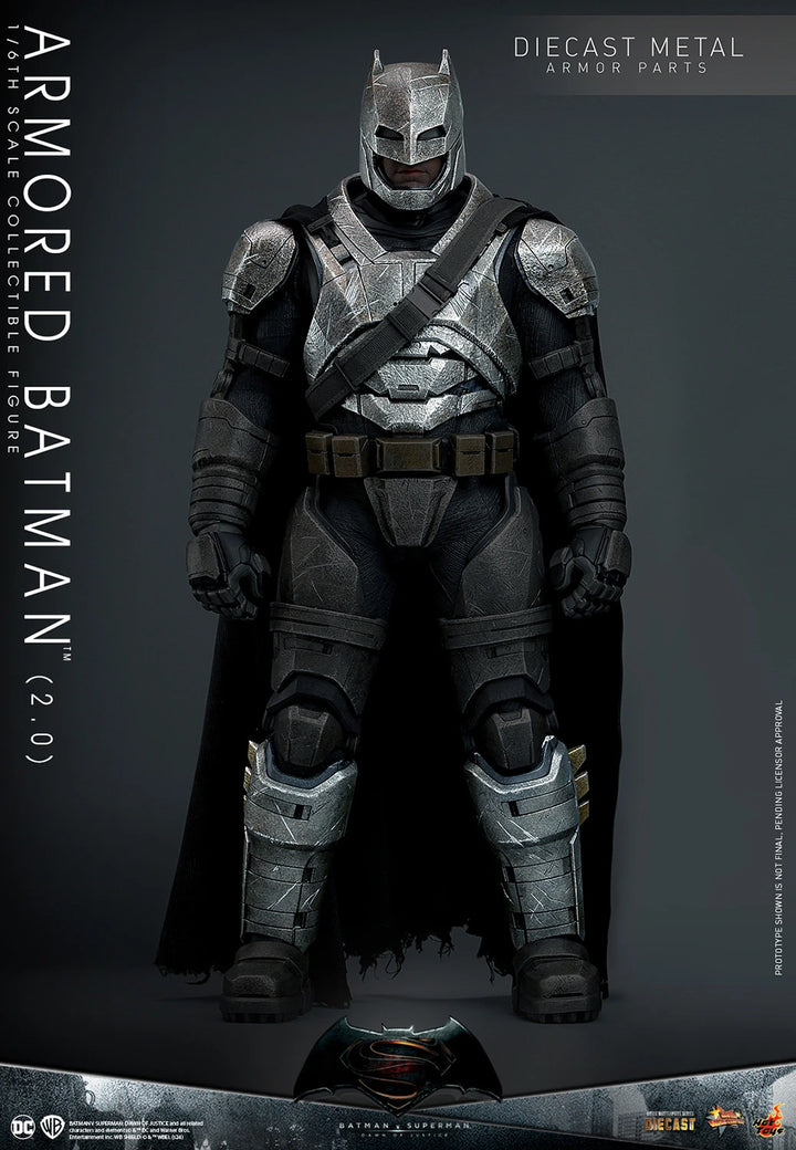 Hot Toys Batman v Superman Dawn of Justice Armored Batman (2.0) 1/6th Scale Figure