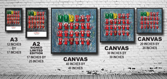 Newcastle Shirts - A3 Collectors Print