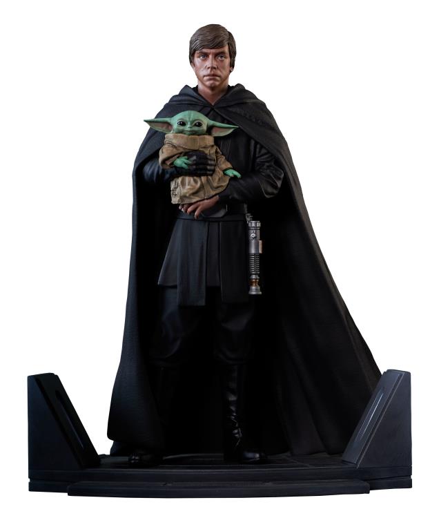 Star Wars The Mandalorian Premier Collection Luke Skywalker & Grogu 1/7 Scale Limited Edition Statue