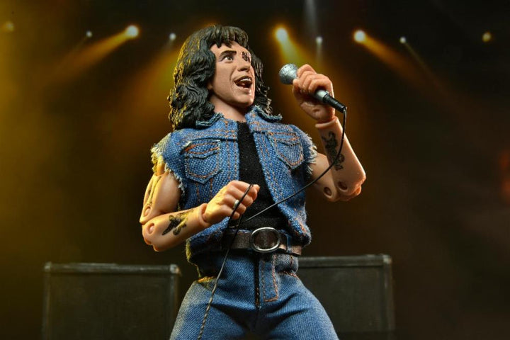 NECA AD/DC Bon Scott Highway To Hell 8" Clothed Action Figure