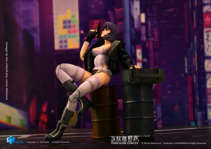 Ghost in the Shell Stand Alone Complex Exquisite Super Series Motoko Kusanagi 1/12 Scale PX Previews Exclusive Action Figure