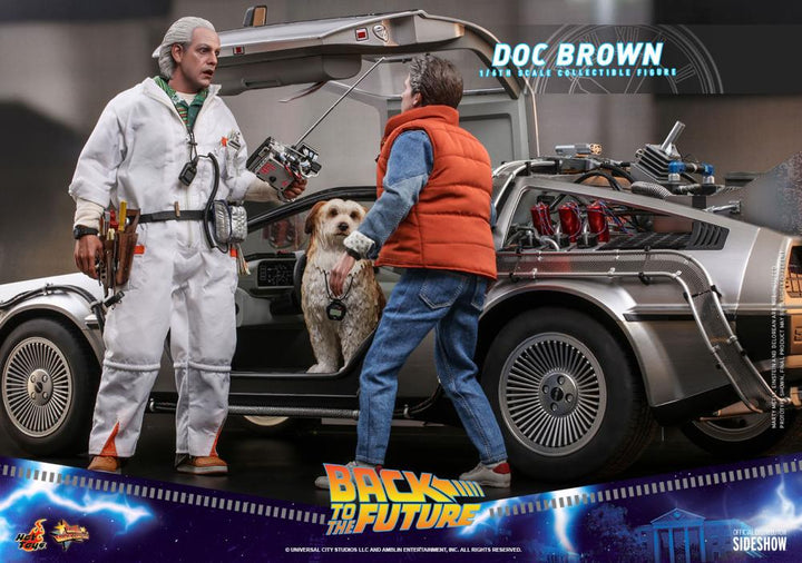 Hot Toys Back To The Future Doc Brown 1/6th Scale Movie Masterpiece Figure