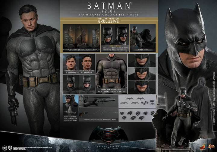 Hot Toys Batman v Superman Dawn of Justice Batman 1/6th Scale Deluxe Figure