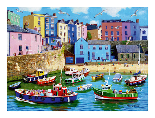 Happy Days No.8, Holidays 4x 500 Piece Jigsaw Puzzles