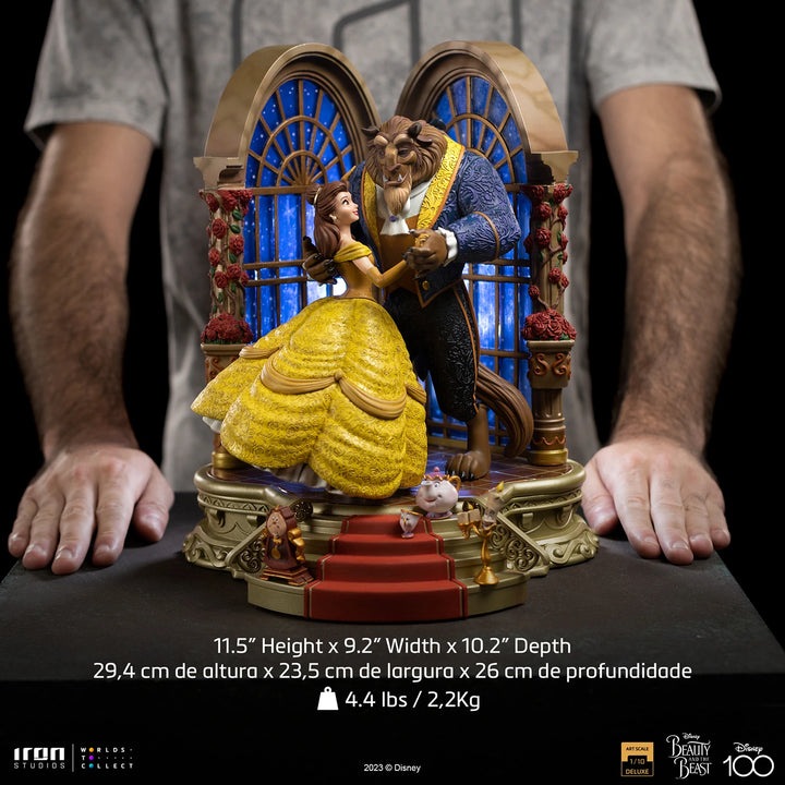 Iron Studios Disney Beauty and the Beast 1/10 Art Scale Deluxe Statue