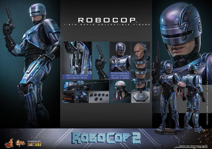 Hot Toys RoboCop 2 MMS RoboCop 1/6th Scale Figure