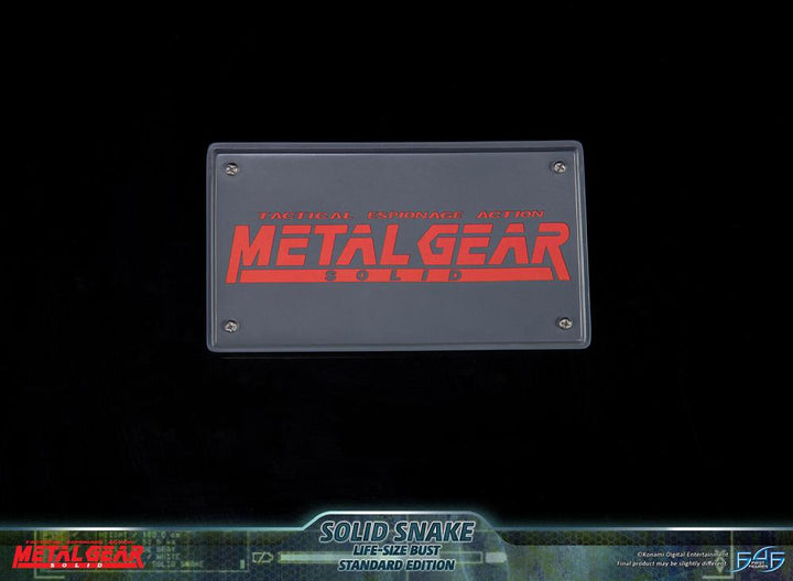 First4Figures Metal Gear Solid Solid Snake 1/1 Scale Life-Size Bust