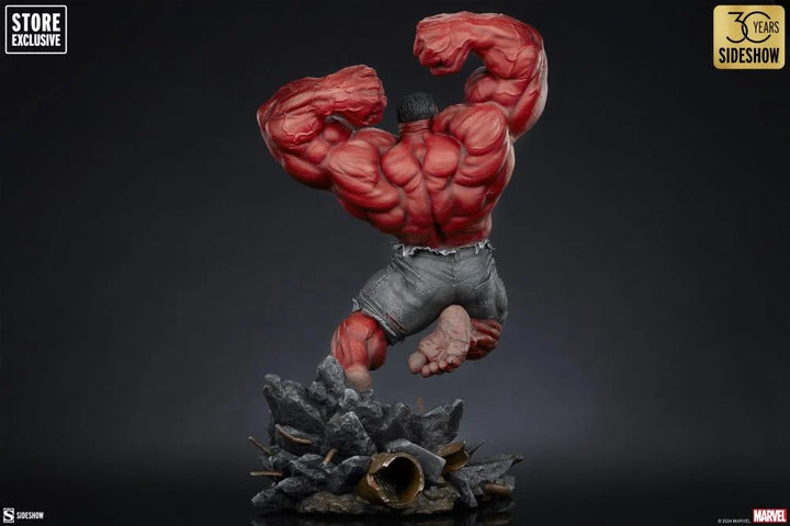 Sideshow Marvel Premium Format Red Hulk (Thunderbolt Ross) Exclusive 29" Statue