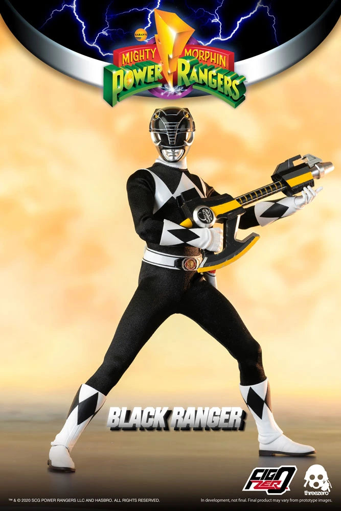 Mighty Morphin Power Rangers FigZero Black Ranger 1/6 Scale Figure