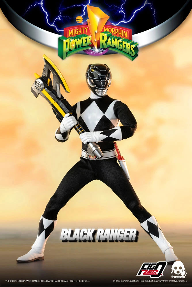 Mighty Morphin Power Rangers FigZero Black Ranger 1/6 Scale Figure