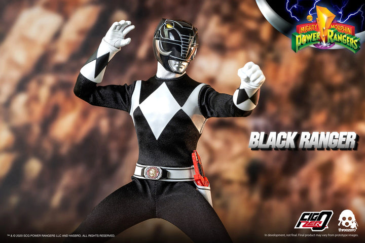 Mighty Morphin Power Rangers FigZero Black Ranger 1/6 Scale Figure