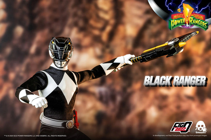 Mighty Morphin Power Rangers FigZero Black Ranger 1/6 Scale Figure