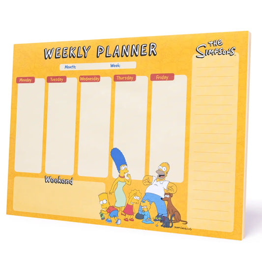 The Simpsons A4 Weekly Planner