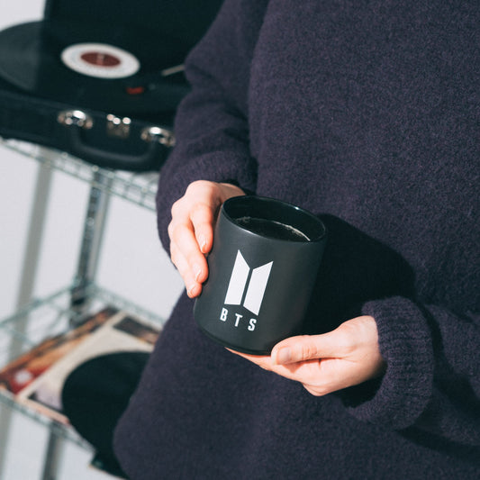BTS Logo White Mug alternate view