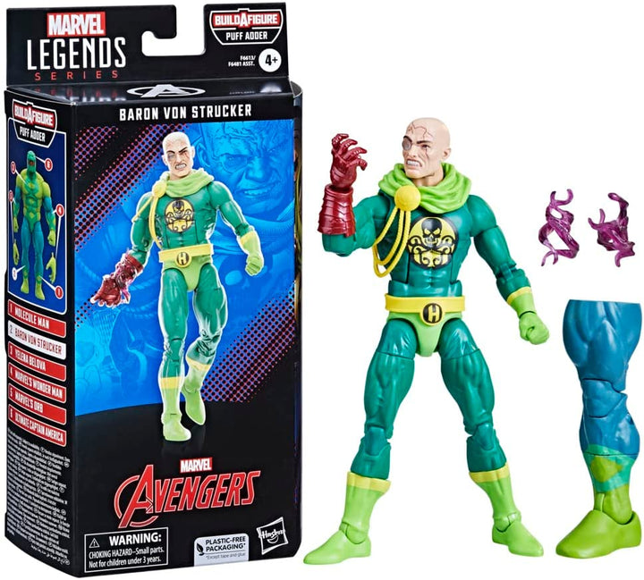 Marvel Legends Series Baron Von Strucker 6" Scale Action Figure