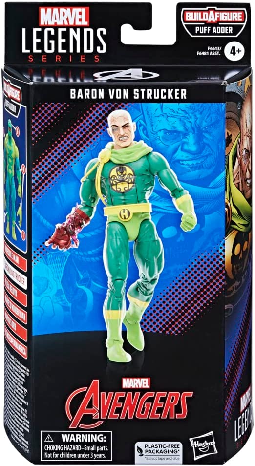 Marvel Legends Series Baron Von Strucker 6" Scale Action Figure