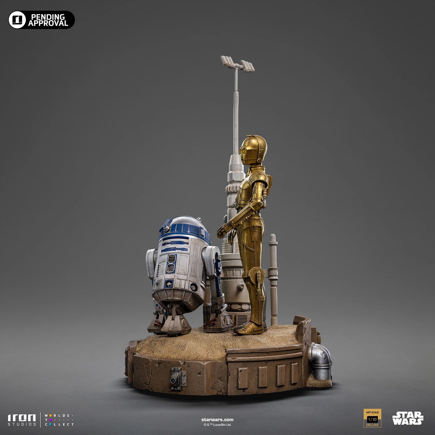 Iron Studios Star Wars A New Hope C-3PO and R2-D2 Deluxe 1/10 Art Scale Limited Edition Statue