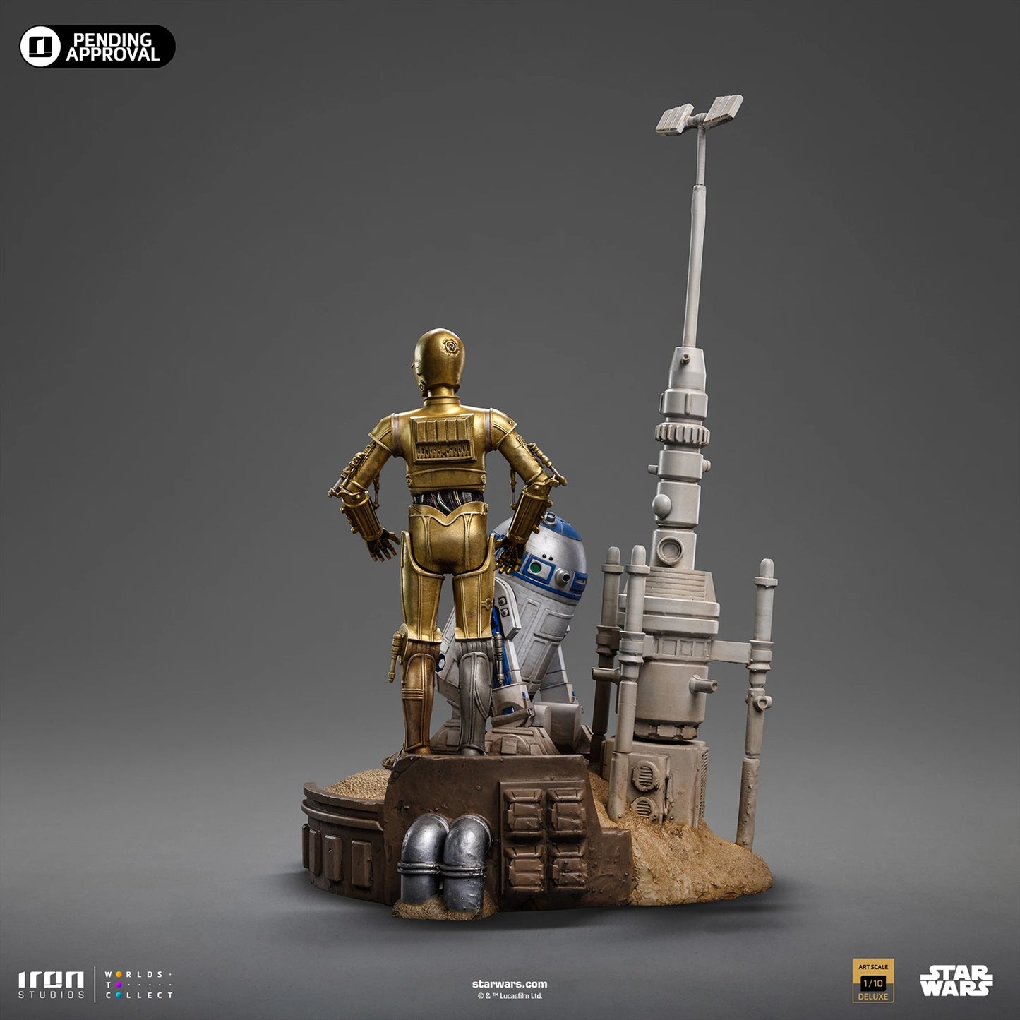 Iron Studios Star Wars A New Hope C-3PO and R2-D2 Deluxe 1/10 Art Scale Limited Edition Statue