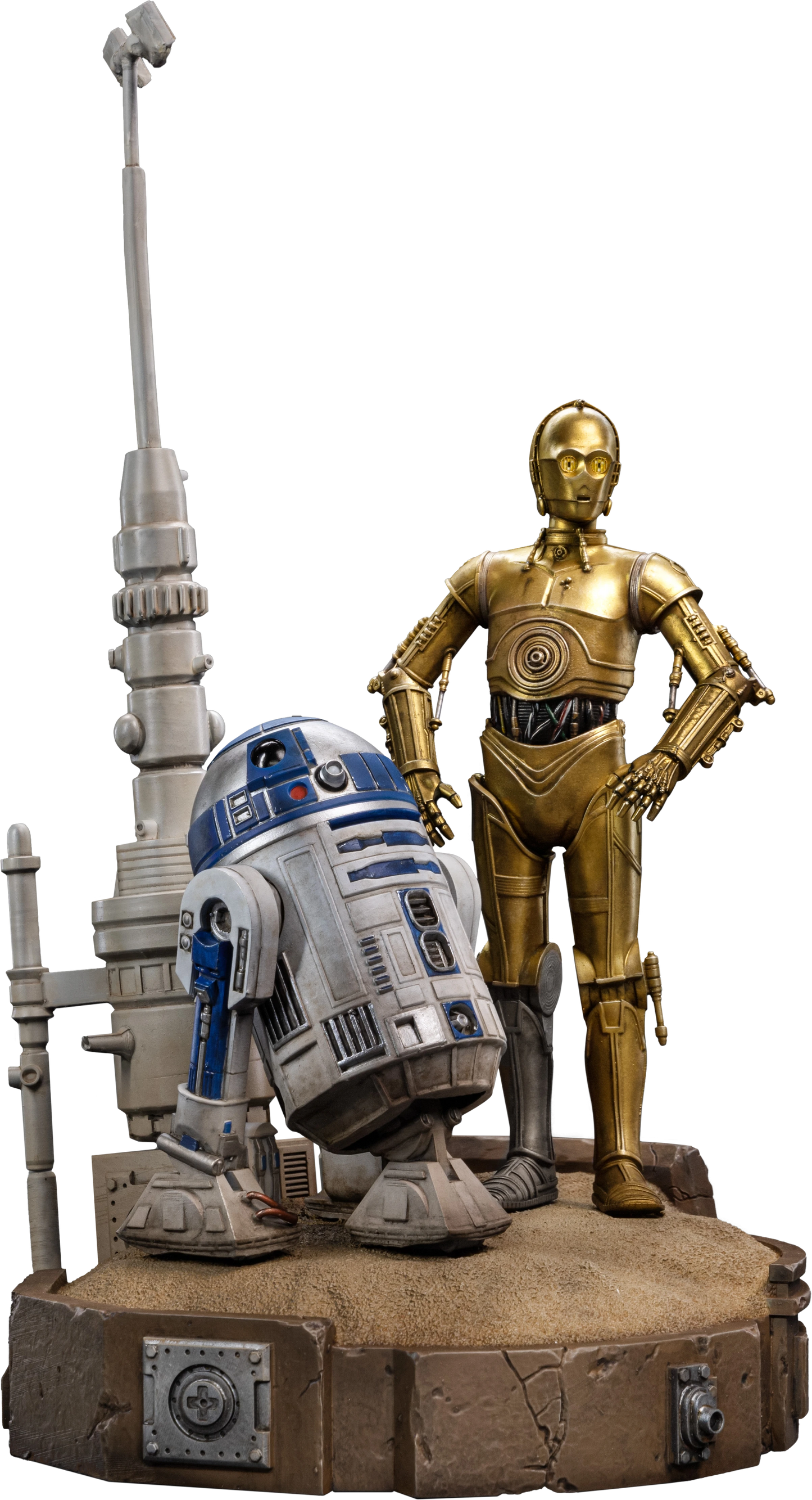 Iron Studios Star Wars A New Hope C-3PO and R2-D2 Deluxe 1/10 Art Scale Limited Edition Statue