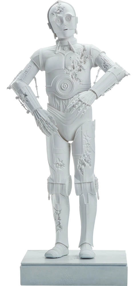 Daniel Arsham Star Wars C-3PO Crystallized Relic Limited Edition Statue