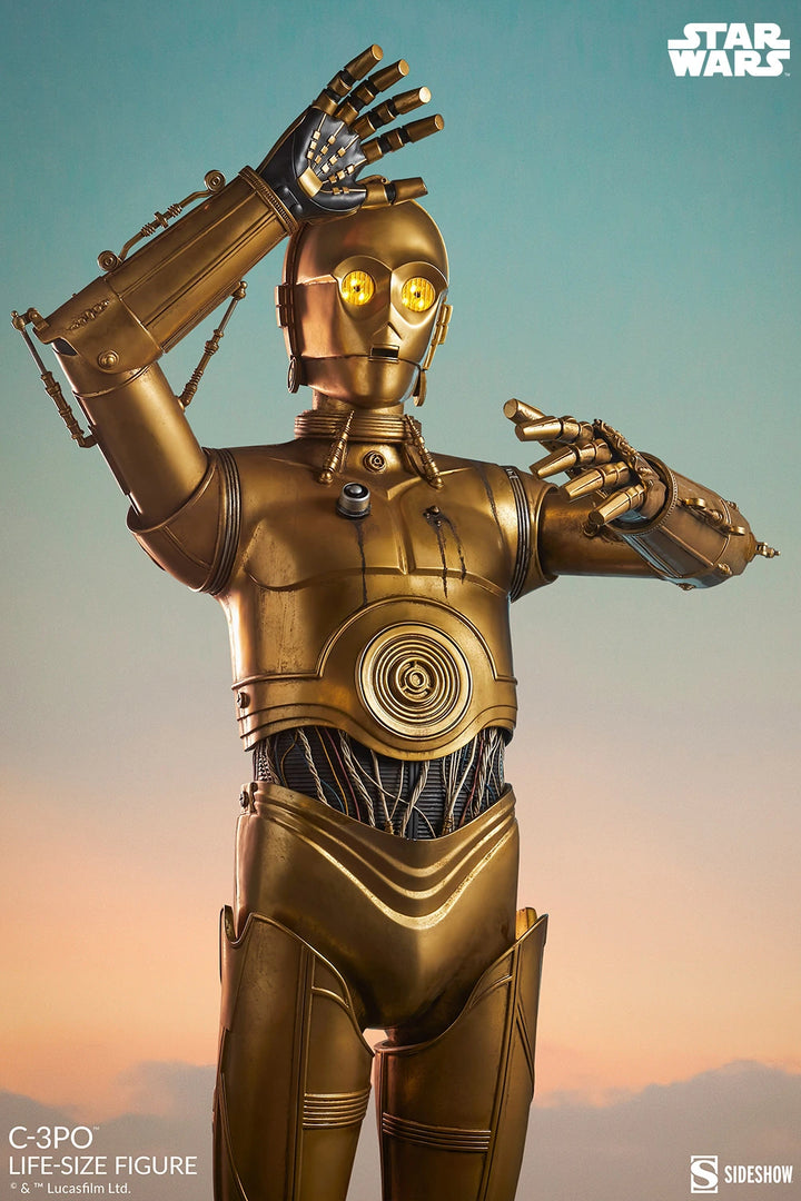 Sideshow Star Wars C-3PO Life Size Statue Figure *Available - Special Order Item Contact Us If Interested