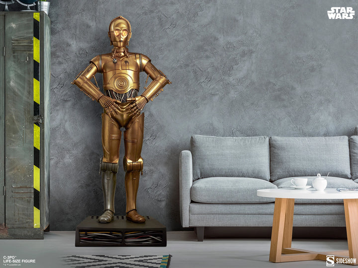 Sideshow Star Wars C-3PO Life Size Statue Figure *Available - Special Order Item Contact Us If Interested