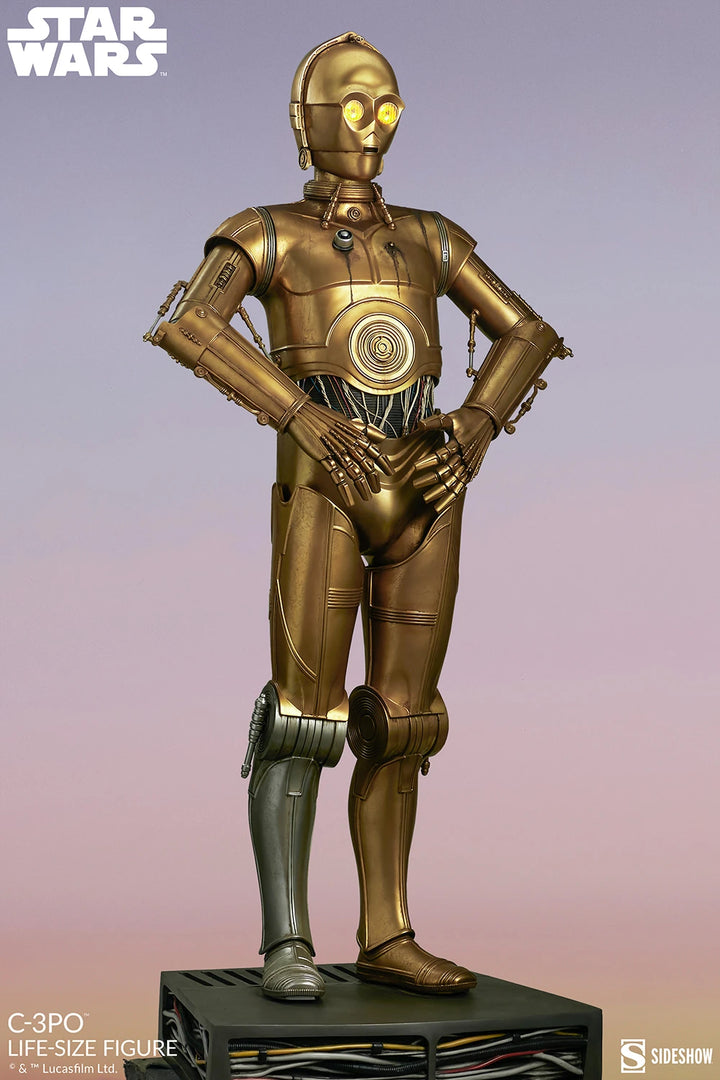Sideshow Star Wars C-3PO Life Size Statue Figure *Available - Special Order Item Contact Us If Interested