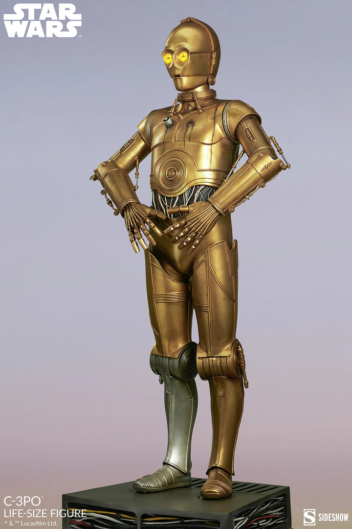 Sideshow Star Wars C-3PO Life Size Statue Figure *Available - Special Order Item Contact Us If Interested