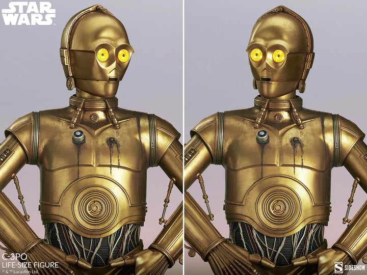 Sideshow Star Wars C-3PO Life Size Statue Figure *Available - Special Order Item Contact Us If Interested