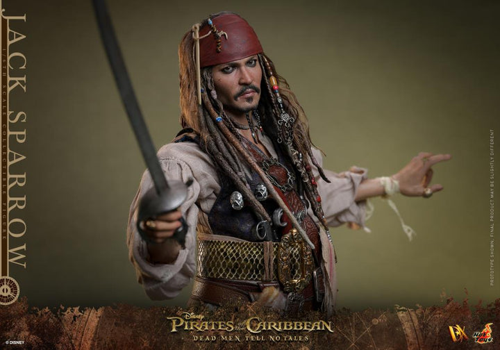 Hot Toys Pirates of the Caribbean Dead Men Tell No Tales Captain Jack Sparrow (Deluxe Version) 1/6th Scale Figure