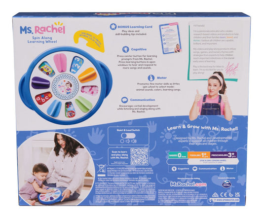 Ms. Rachel Spin Along Learning Wheel - Image