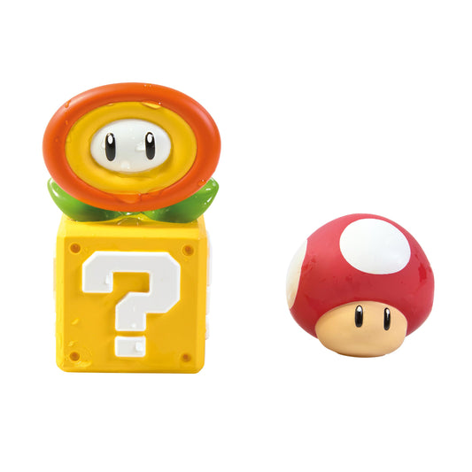 Toomies Super Mario Squirters Mushroom & Fire Flowr - Image