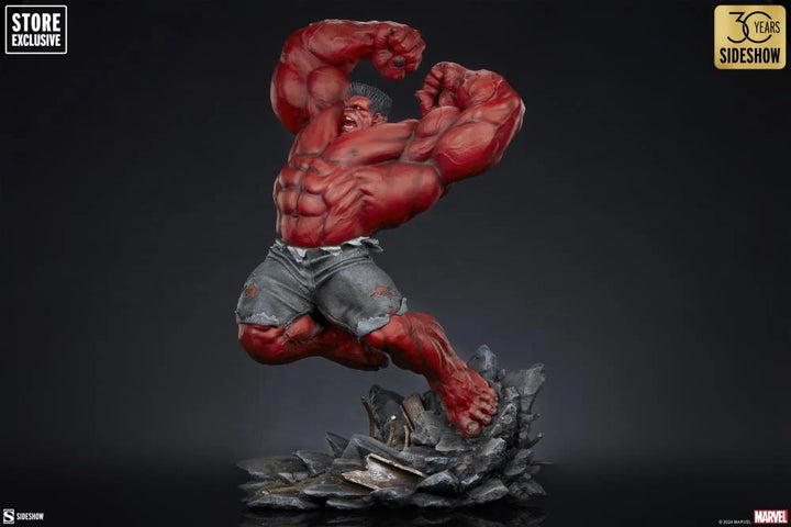 Sideshow Marvel Premium Format Red Hulk (Thunderbolt Ross) Exclusive 29" Statue