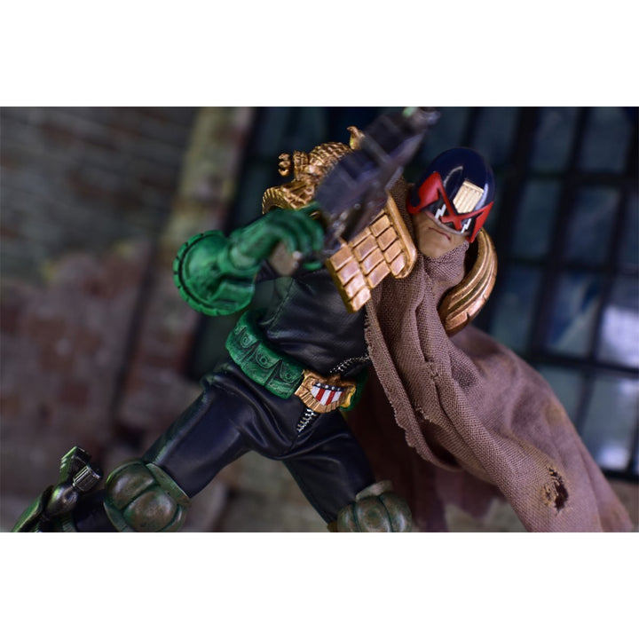 San Diego Comic Con 2024 AD Exquisite Super Series Cursed Earth Judge Dredd 1:12 Scale SDCC 2024 PX Previews Edition