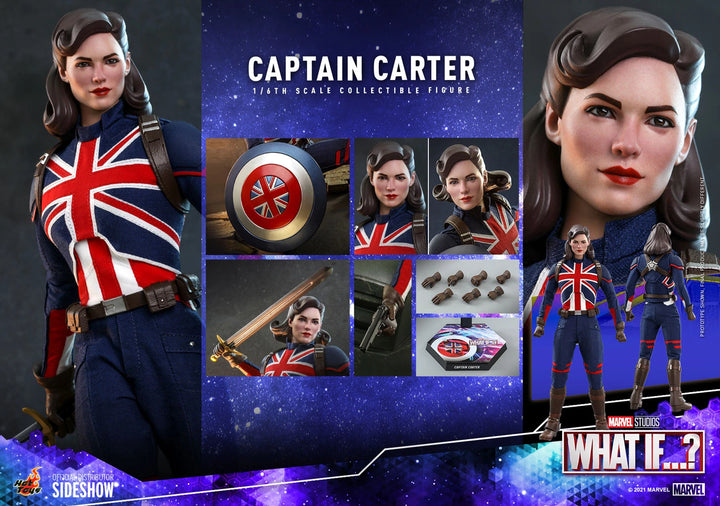 Hot Toys Marvel What If...? Captain Carter 1/6 Scale Figure