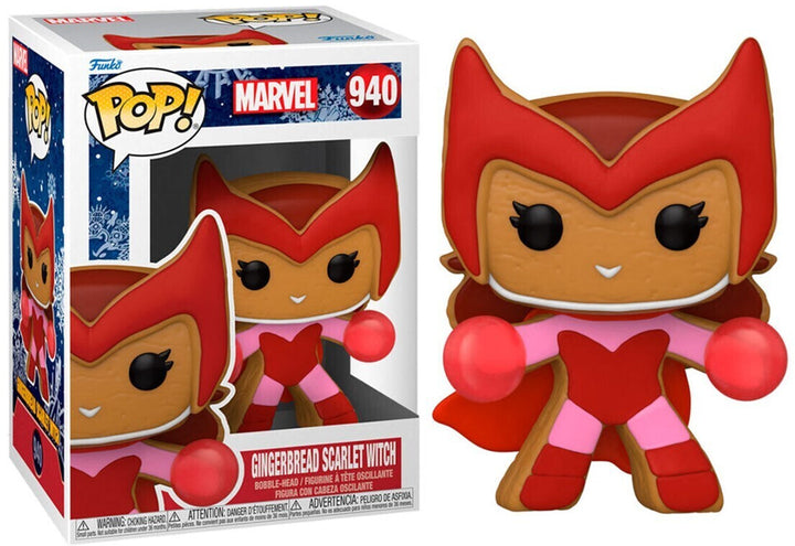 Gingerbread Scarlet Witch Marvel Holiday Funko POP! Vinyl Figure