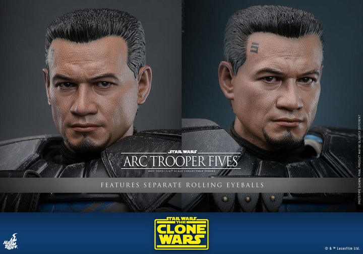 Hot Toys Star Wars The Clone Wars Arc Trooper Fives 1/6th Scale Figure